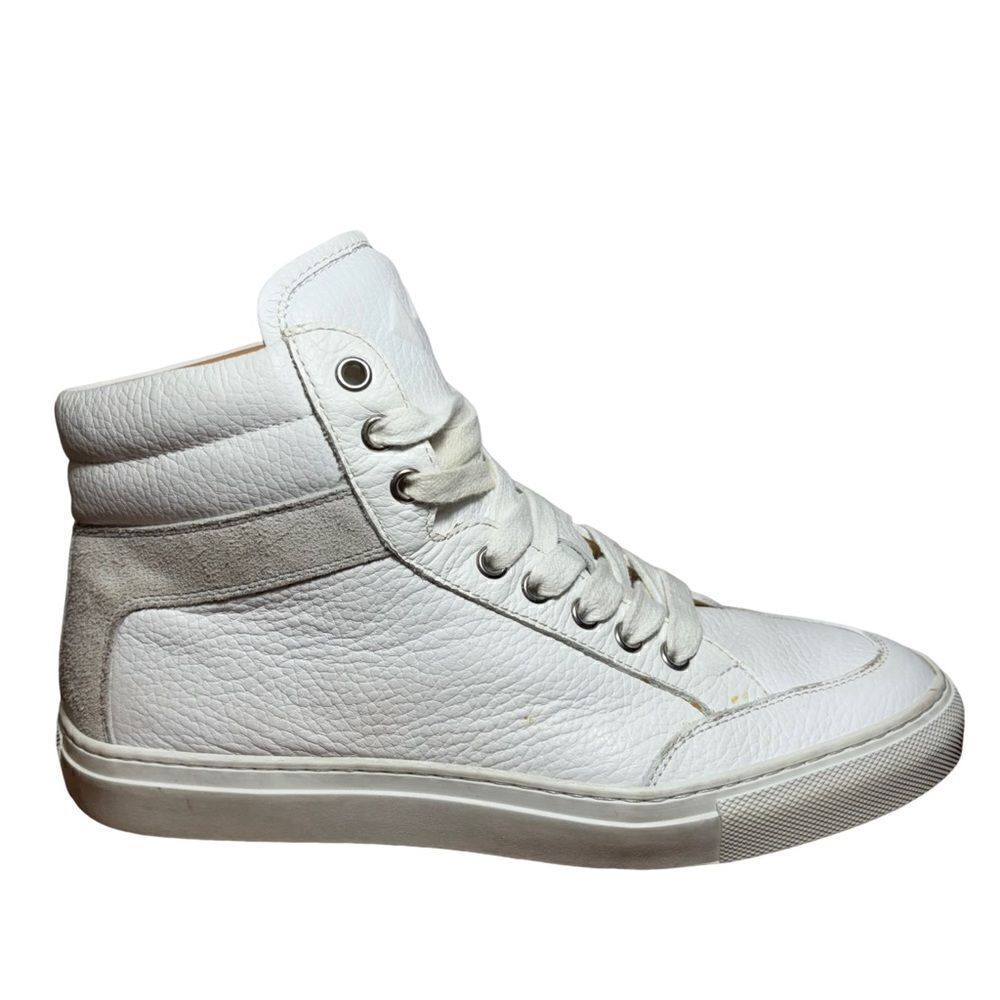 KOlO Men’s Size EU 38 US 7 Capri Triple White Leather Shoes Designer Casual